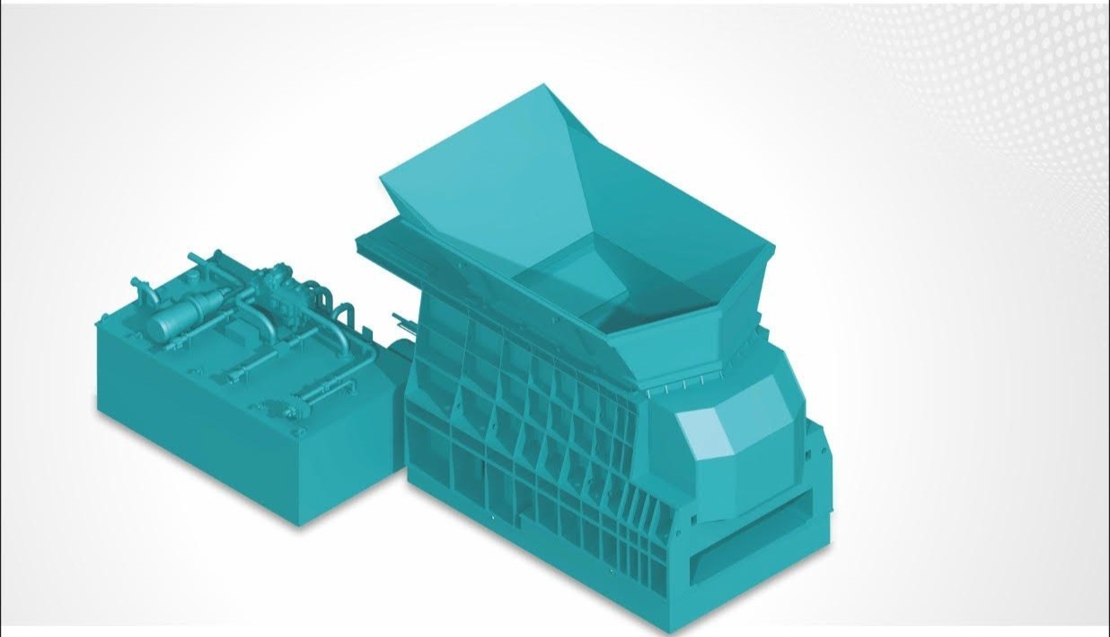 Container Scrap Shear Machine